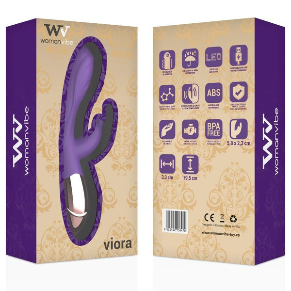 Viora vibrador recargable silicona