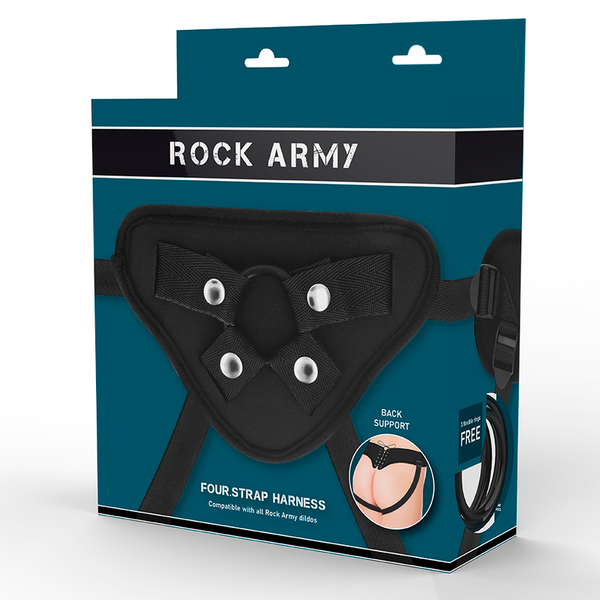 Rock arnés ajustable y anillos flexibles