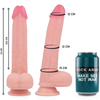Rock arnés con liquid silicone dildo premium kingcobra 24 cm o 4.77 cm