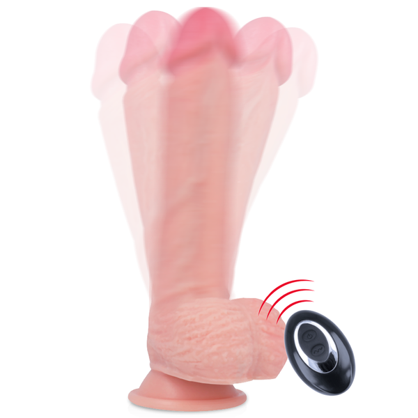 Arnés con liquid silicone vibrador control remoto premium apache 20.5 cm o 4.62 cm