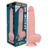 Arnés con liquid silicone vibrador control remoto premium apache 20.5 cm o 4.62 cm