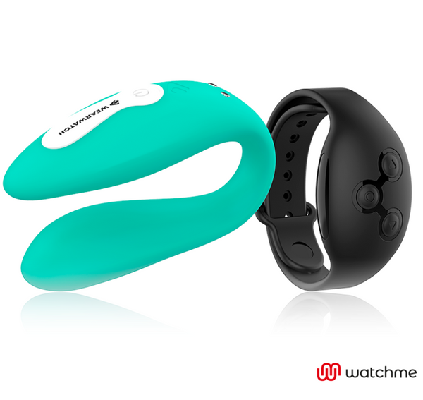 Vibrador dual technology watchme aguamarina azabache