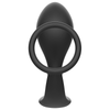 Addicted plug anal con anillo silicona negro