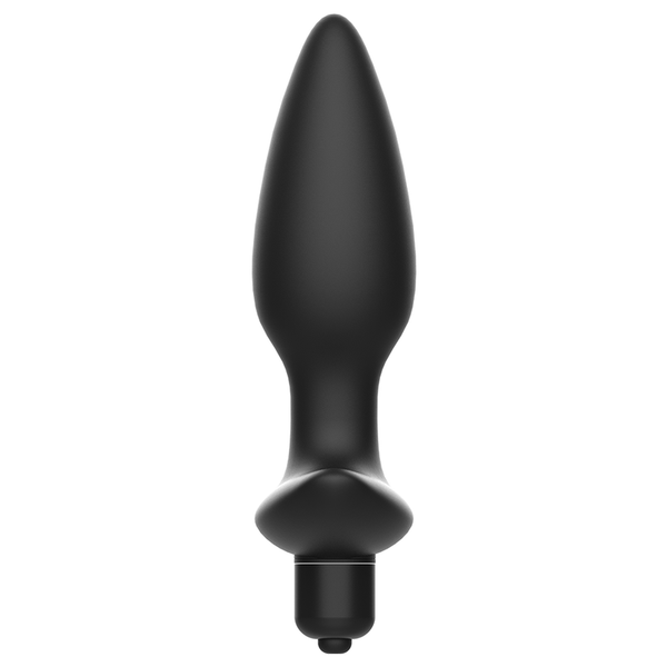 Addicted masajeador plug anal con vibración negro