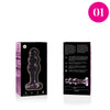 Nebula modelo 1 plug cristal rosa 10.5 cm o 3 cm