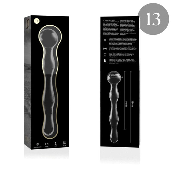 Nebula modelo 13 dildo cristal rosa 18 cm o 3.5 cm
