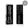 Nebula modelo 21 dildo cristal transparente 20.5 cm o 3.5 cm