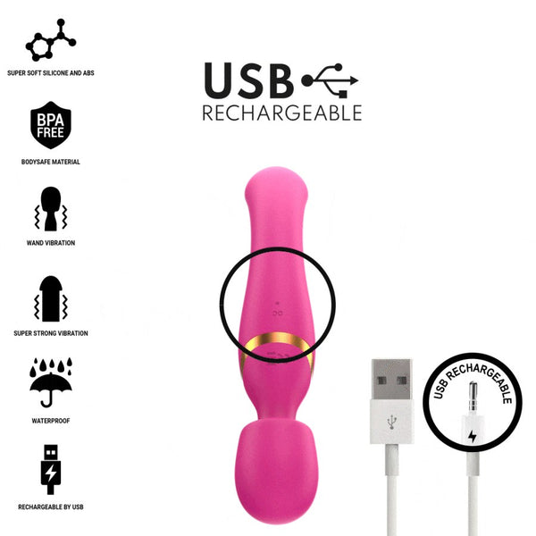 Winona doble vibrador rabbit y wand