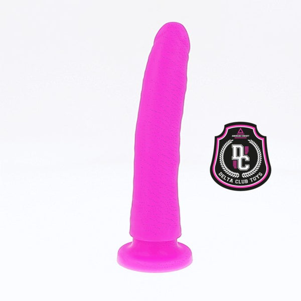 Deltaclub dildo realista lila silicona medica 20 cm o 4 cm