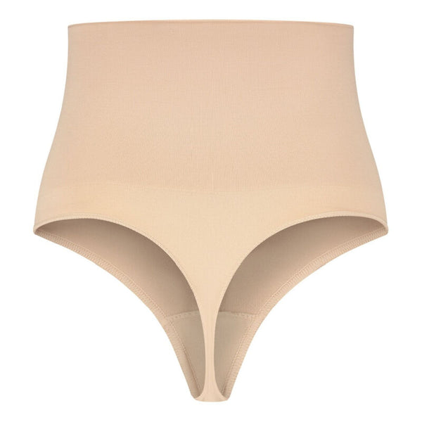 Bye faja sin costuras estilo tanga beige