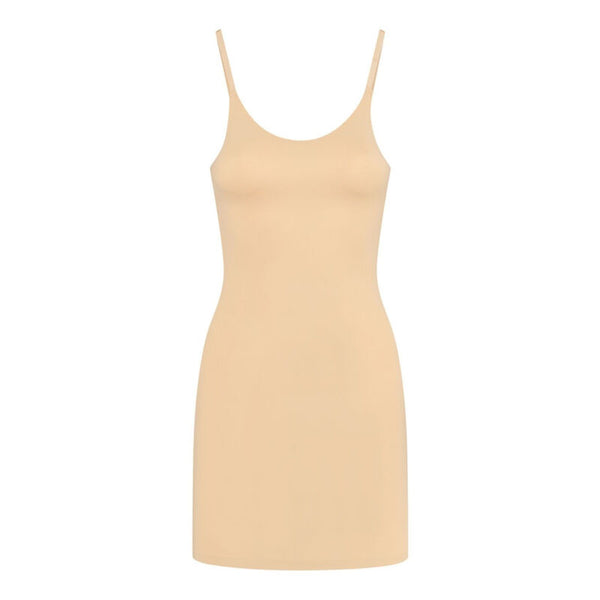 Bye single vestido invisible beige