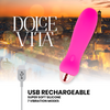 Vibrador recargable five rosa 7 velocidades