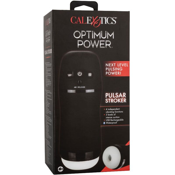 Optimum power masturbador con vibración y succionador