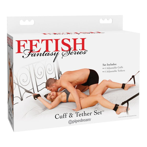 Pipedreams fetish fantasy set de esposas y ataduras