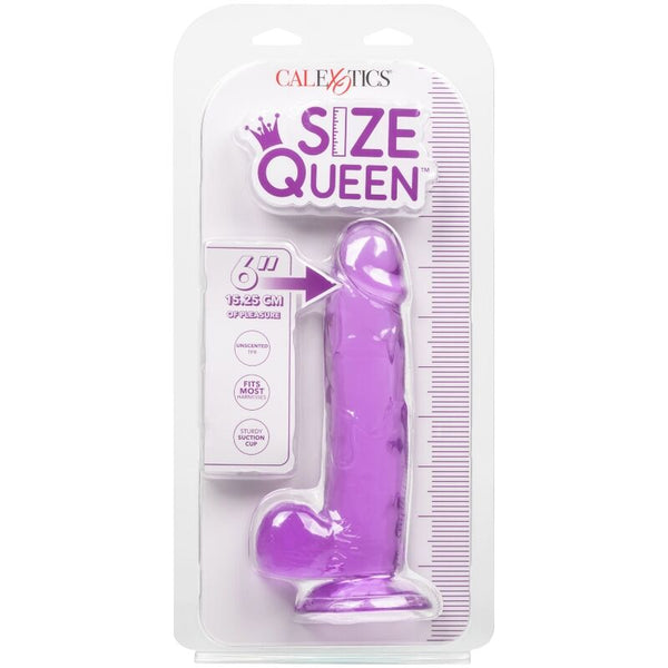 Calexotics size queen dildo lila 15.3 cm