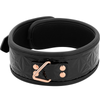 Begme black edition collar cuero vegano con forro de neopreno
