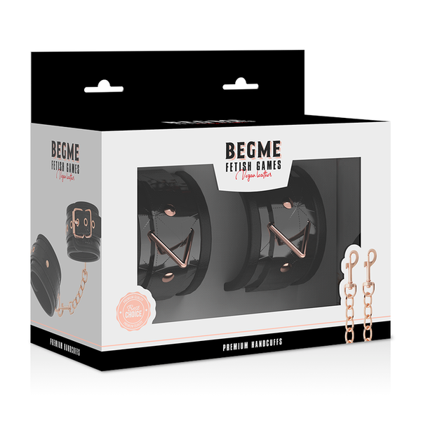 Begme black edition esposas para manos con forro de neopreno