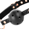 Begme black edition mordaza cuero vegano