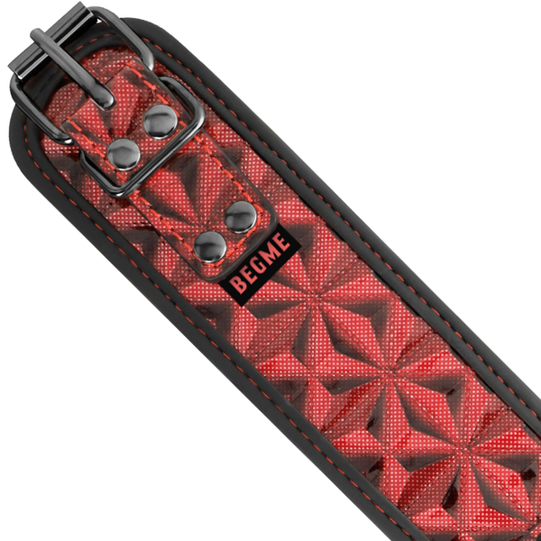 Begme red edition collar con cadenas y pinzas pezones con forro de neopreno