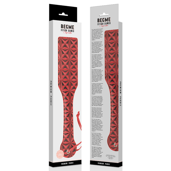 Pala BDSM Red Edition de cuero vegano