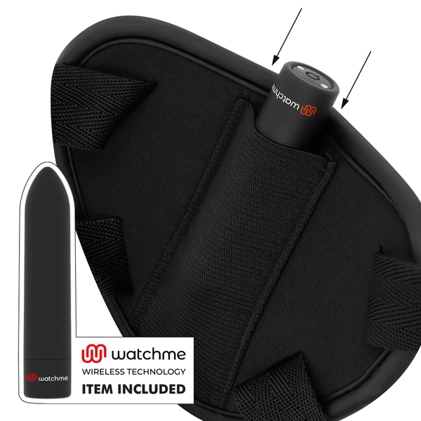 Fetish arnés con dildo y bala control remoto tecnología watchme l