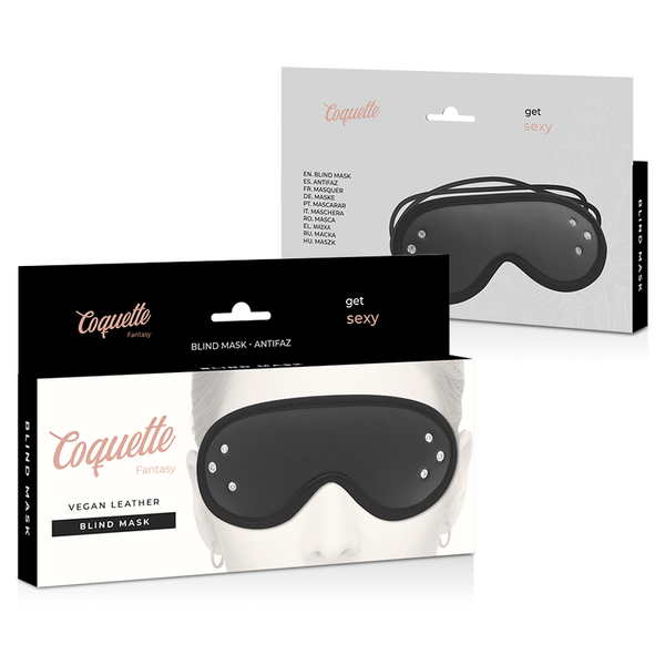 Coquette fantasy antifaz cuero vegano con forro de neopreno