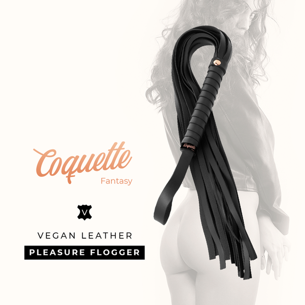 Coquette fantasy látigo cuero vegano