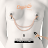 Coquette fantasy pinzas metalicas pezones con cadena