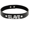 Coquette choker cuero vegano slave