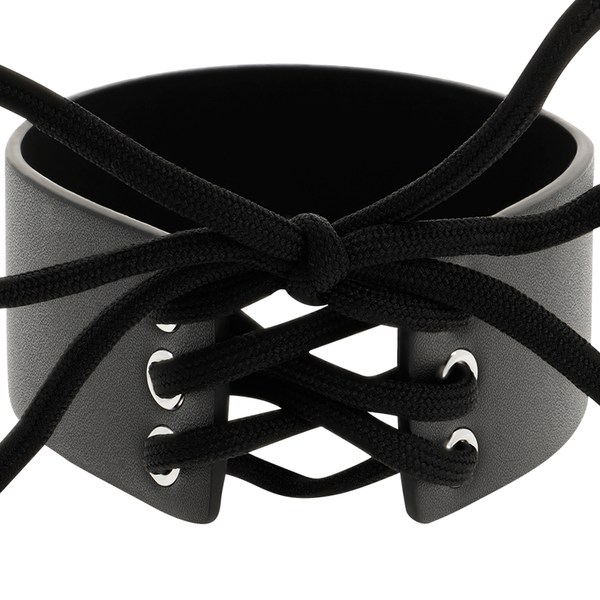 Coquette choker cuero vegano