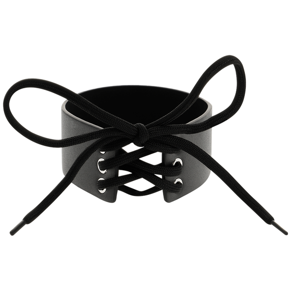 Coquette choker cuero vegano
