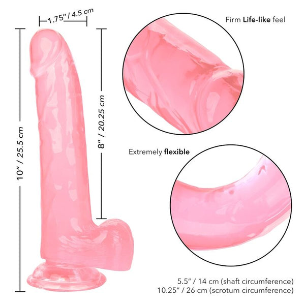 Calexotics size queen dildo rosa 20.3 cm