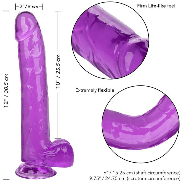 Calexotics size queen dildo lila 25.5 cm