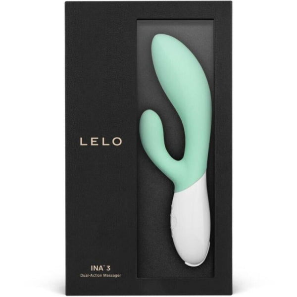 Ina 3 verde vibrador rabbit lujo verde agua