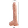 Baile alex dildo piel realista 27 cm
