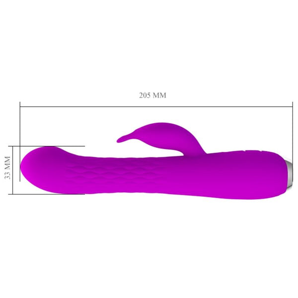 Molly vibrador con rotación recargable