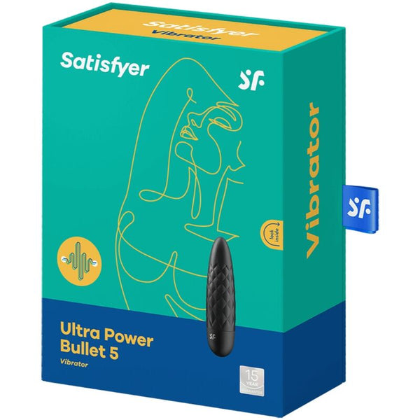 Ultra power bullet 5 bala vibradora negra