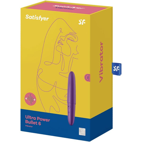 Ultra power bullet 6 bala vibradora morada