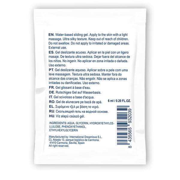 Waterfeel gel deslizante base agua neutro 6 ml