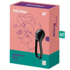 Majestic duo anillo vibrador negro
