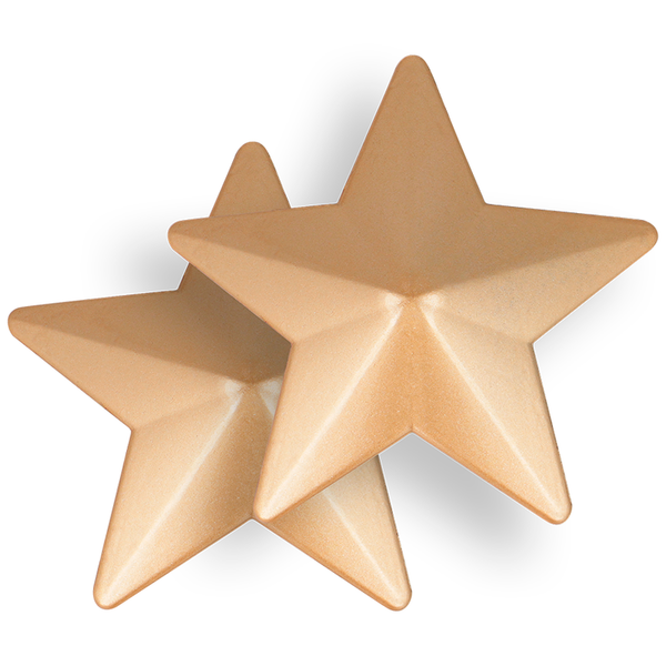 Coquette cubre pezones metal estrellas