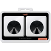 Coquette cubre pezones metal circulos negros
