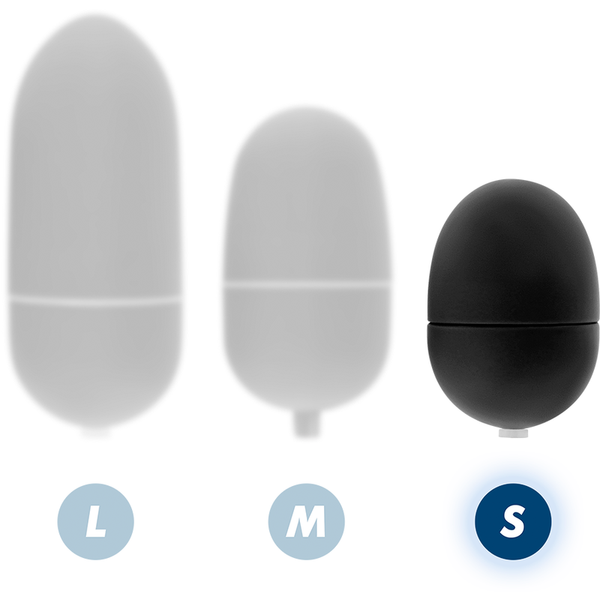 Huevo vibrador control remoto s negro