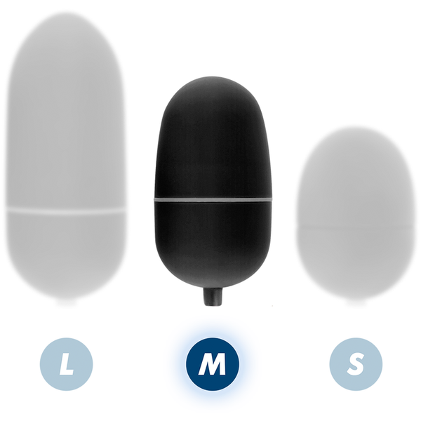 Huevo vibrador control remoto m negro