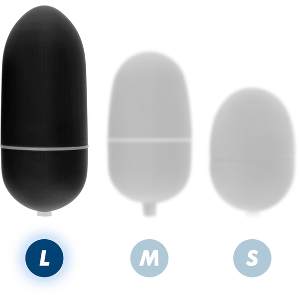 Huevo vibrador control remoto l negro
