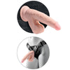 King plus 3d dildo swinging balls 15.2 cm natural