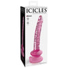 Icicles n. 86 dildo vidrio con ventosa