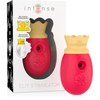Intense estimulador clítoris 10 modos de succión y licking rojo