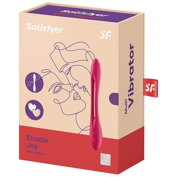 Elastic joy multi vibrador rojo