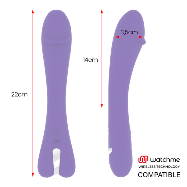 Enzo vibrador compatible con watchme tecnología inalámbrica